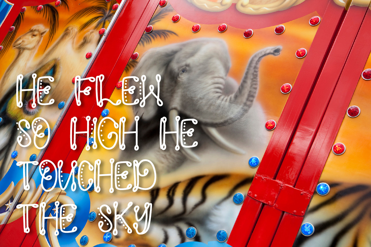 Sideshow - A Silly Quirky Font preview 6