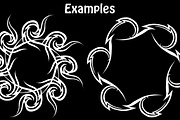 99 Tattoo Snowflake Shapes, a Shape Add-On by xresch (Thumbnail 4 of 5)