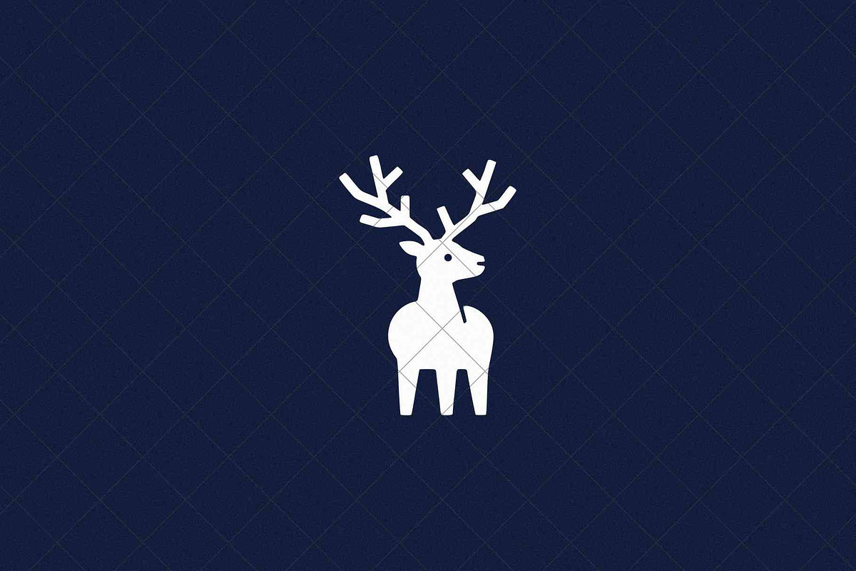 Minimalist Deer Icon Stag, an Animal Illustration by Vectorium Studio (Photo 3 of 4)