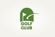 minimalist sport golf club icon logo, a Branding & Logo Template by Blazybone (Thumbnail 1 of 2)