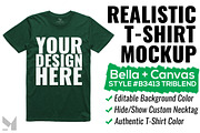 Bella+Canvas Triblend T-Shirt Mockup, a Shirt Mockup by THE MOCKUP SHOP (Thumbnail 1 of 3)