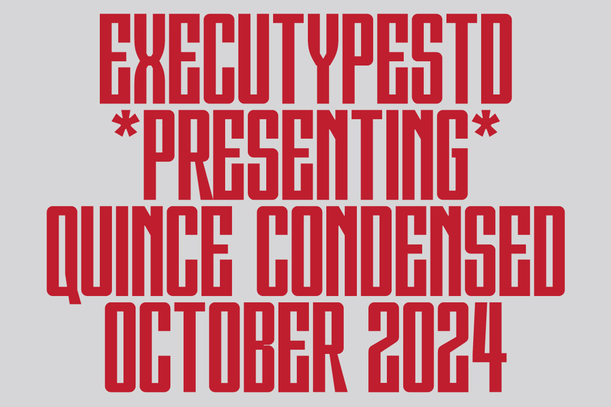 Quince Condensed Font, a Sans Serif Font by executypeStudio (Photo 7 of 11)