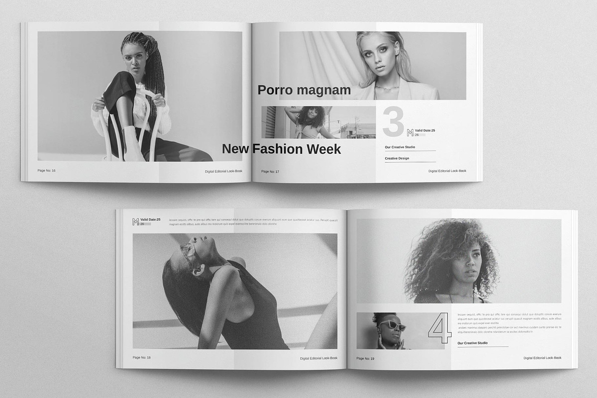 Digital Editorial Lookbook Landscape, a Brochure Template by ...
