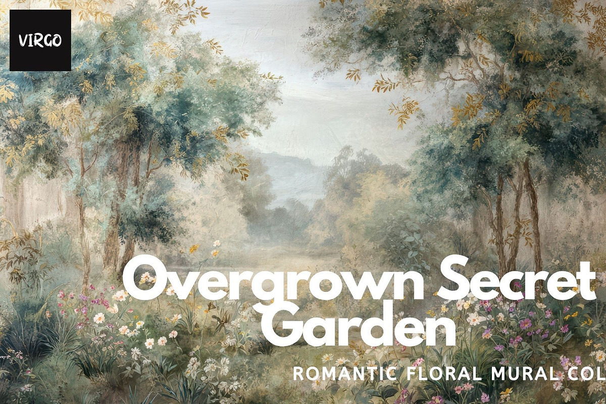 30+ Overgrown Secret Garden Bundle, a Decorative Illustration by Virgo Studio (Photo 1 of 6)