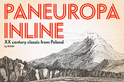 RP Paneuropa Inline - retro display, a Sans Serif Font by ROHH Type (Thumbnail 1 of 9)