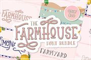 The Farmhouse Font Bundle, a Font by Salt & Pepper Designs (Thumbnail 1 of 11)
