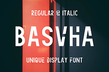 Basvha | Creative San Serif Typeface