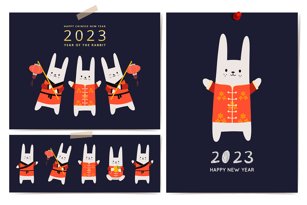 Happy Chinese New Year 2023, an Animal Illustration by GingerbirbArt (Photo 4 of 7)