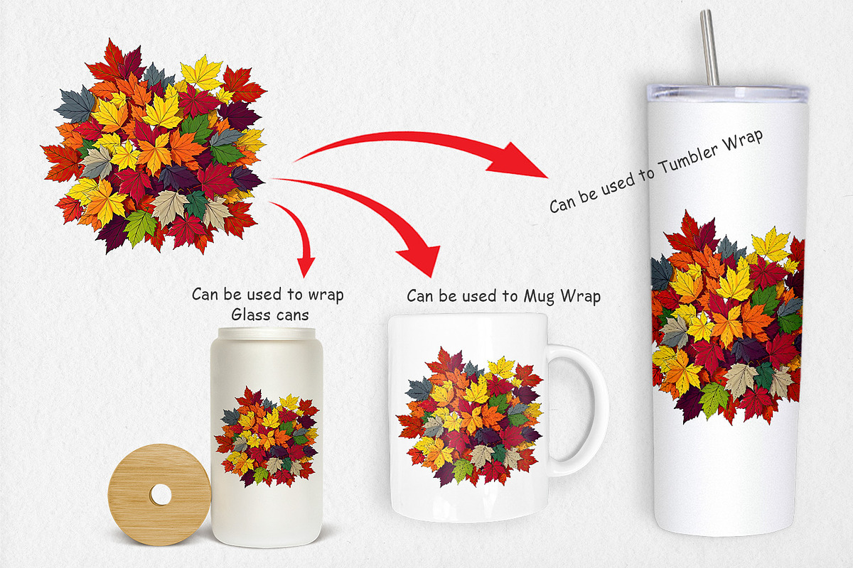 Autumn Leaves Clipart, a Graphic by Artnoy (Photo 4 of 5)