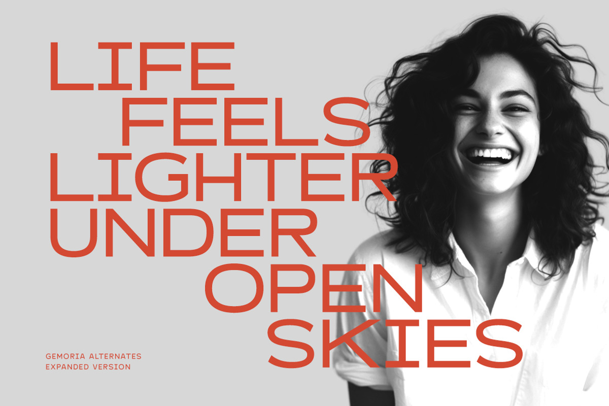 Gemoria Sans Serif Combination, a Sans Serif Font by Letterhend Studio (Photo 11 of 11)