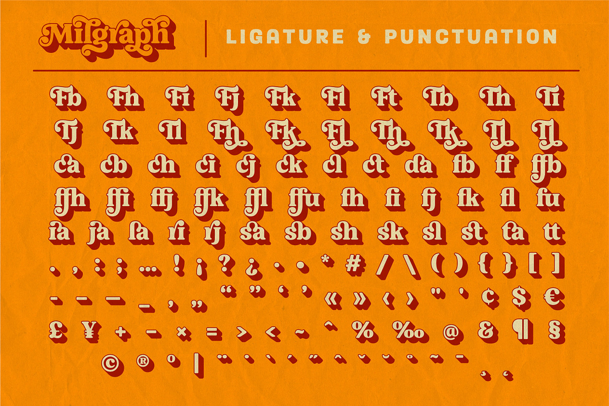 Milgraph, a Serif Font by Abbasy Studio (Photo 5 of 11)