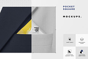 Pocket Square Mockups, a Packaging Mockup by GfxFoundry (Thumbnail 3 of 7)