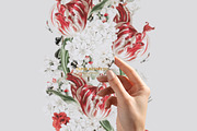 Tulip Flower Blossom Pattern, a Pattern Graphic by paper aesthetic (Thumbnail 5 of 8)