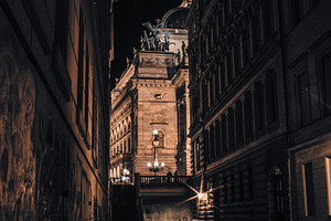 Alley by the National Theatre #2, an Architecture Photo by jakub_kopecky