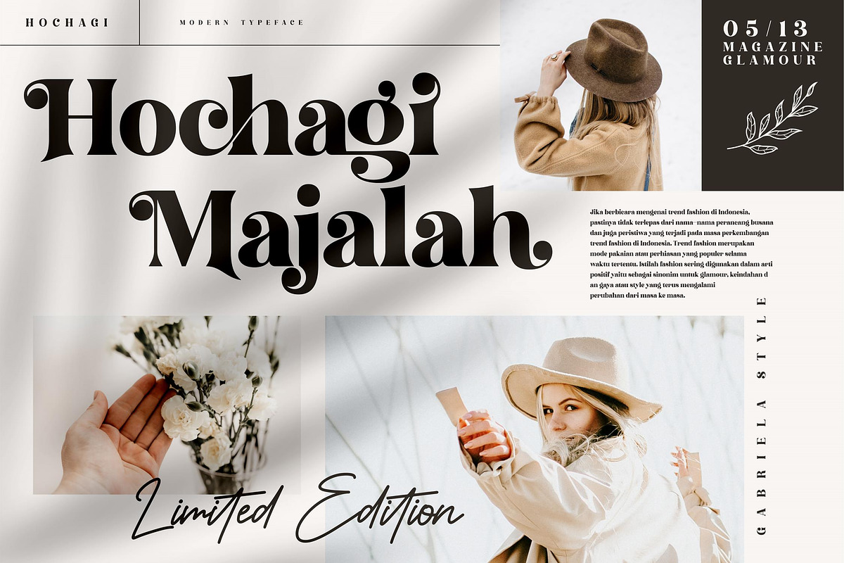 Hochagi Classy Serif Font, a Script Font by Storytype Studio (Photo 4 of 9)