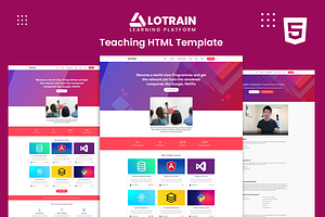 Lotrain - Teaching HTML Template