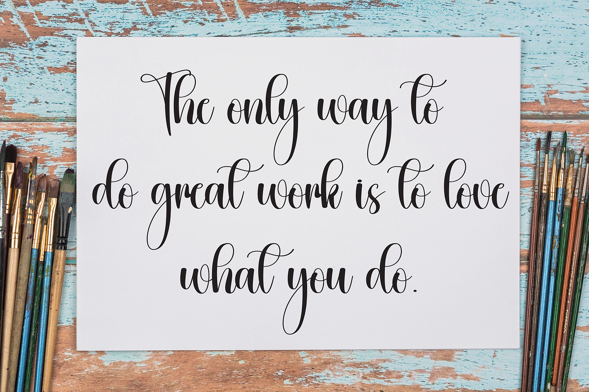 Shawty | Script Font, a Handwritten Font by Scratchones (Photo 3 of 9)
