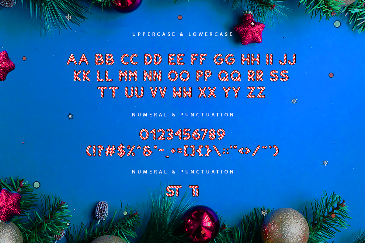 Stick Christmas–Christmas Decorative, a Handwritten Font by overlaytemplates (Photo 4 of 4)