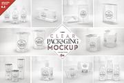 04 Clear Container Packaging Mockups, a Cups & Container Mockup by INCDesign (Thumbnail 1 of 21)