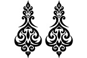 Elegant Earrings SVG Collection, an Object Graphic by Designer_Momina (Thumbnail 3 of 13)