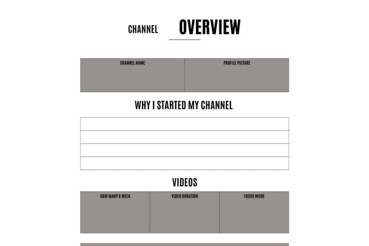 DFY Youtube Planner - PLR/MRR, a Social Media Template by Brand Your Biz Co. (Photo 7 of 10)