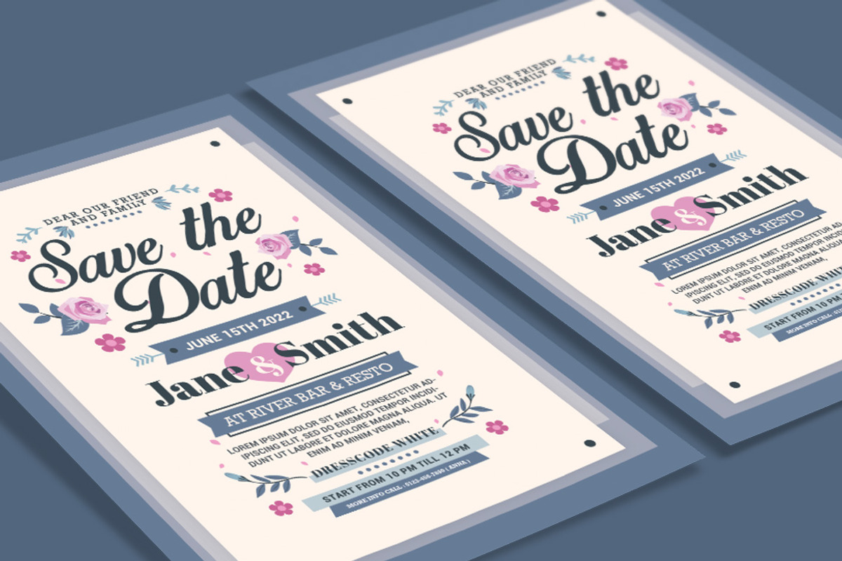 Wedding Invitation Template, a Flyer Template by Muhamad Iqbal hidayat (Photo 3 of 4)