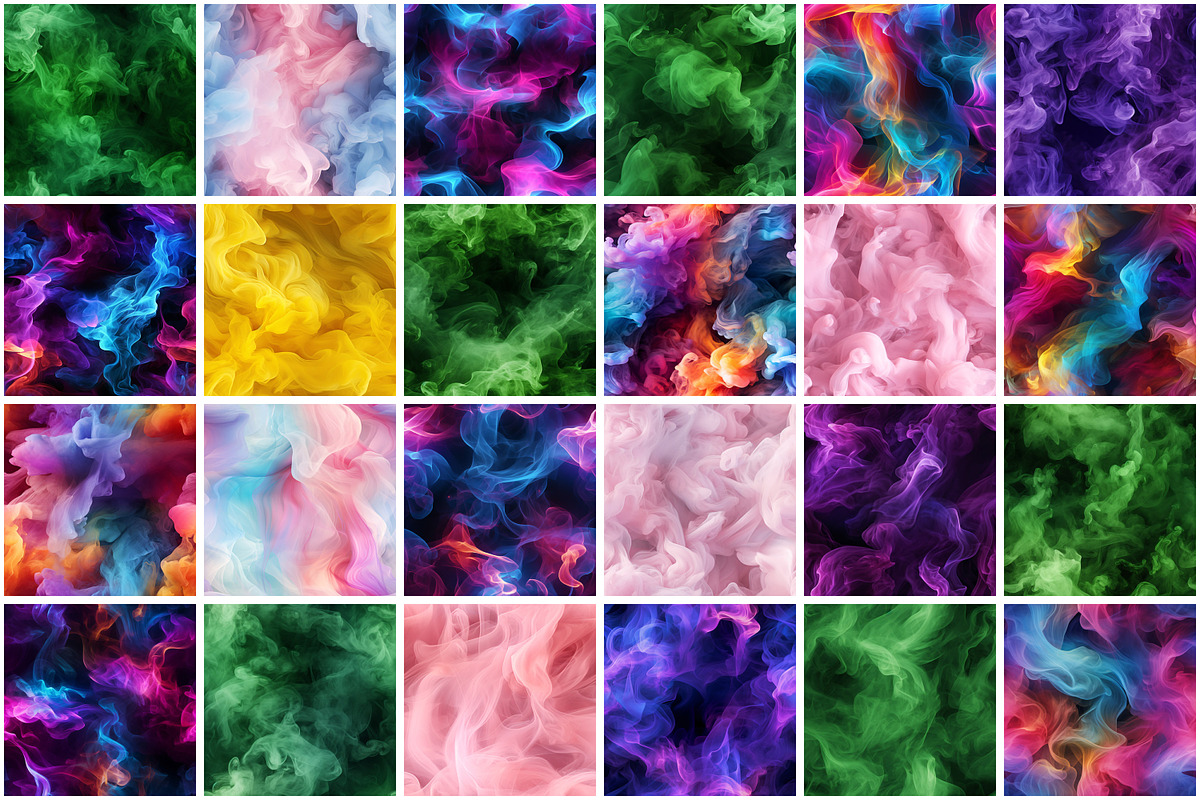 Smoke Effect Seamless Pattern, a Pattern Graphic by Forhadx5 (Photo 7 of 12)