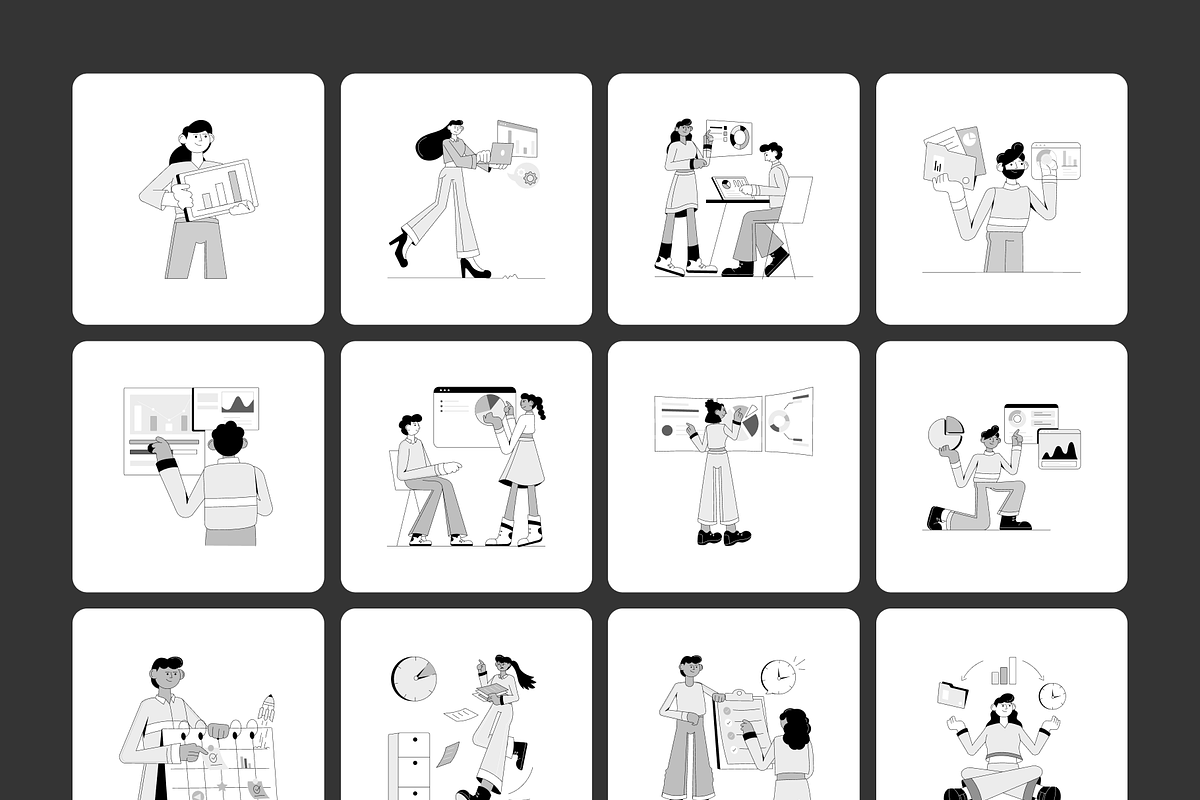 Business and Management Illustration, a Person Illustration by Prosymbols (Photo 7 of 10)