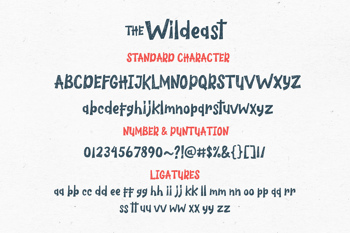 The Wildeast Font, a Font by trustha (Photo 9 of 9)