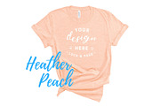 Bella Canvas TShirt Mockups On White, a Shirt Mockup by lock and page (Thumbnail 59 of 92)