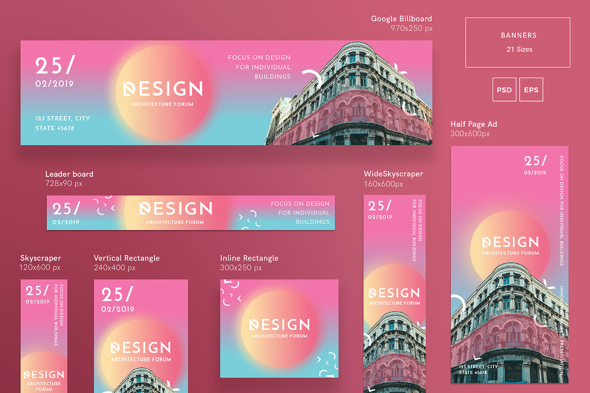 Mega Bundle | Architecture Forum, a Poster Template by Amber Graphics (Photo 21 of 21)