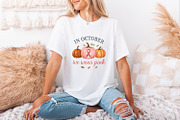 In October We Wear Pink PNG, Breast, an Illustration by SharpMarketplace (Thumbnail 2 of 9)