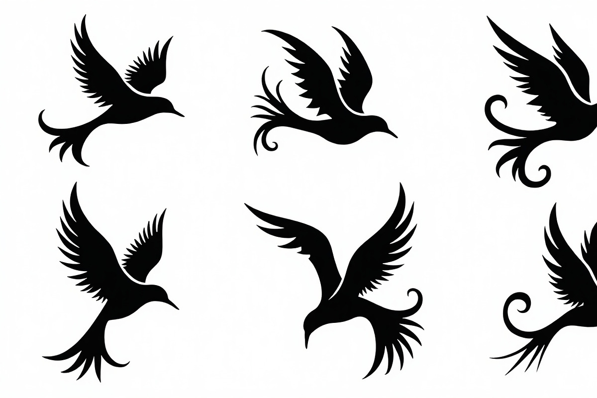 Flying Bird Silhouette Bundle, an Illustration by jahid234 (Photo 10 of 10)
