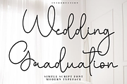 Wedding Graduation, a Handwritten Font by InermediaSTUDIO (Thumbnail 1 of 8)