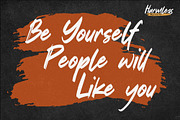 Harmless - Rough Brush Font, a Font by Gassstype (Thumbnail 6 of 8)