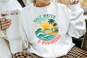 Retro Summer Salt Water and Sunshine, an Illustration by Sublimation Artist (Thumbnail 8 of 9)