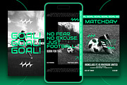 Football Instagram Template Kit, a Social Media Template by Nenjo Studio (Thumbnail 1 of 5)