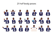 Business African American man kit, a Person Illustration by Volha Hlinskaya (Thumbnail 5 of 6)