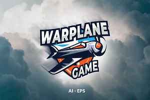 War Plane Game - Logo Template, a Branding & Logo Template by Jiwstudio