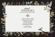 Forest Animals & Seasonal Botany, an Illustration by Ruslana Lubenets (Thumbnail 2 of 21)