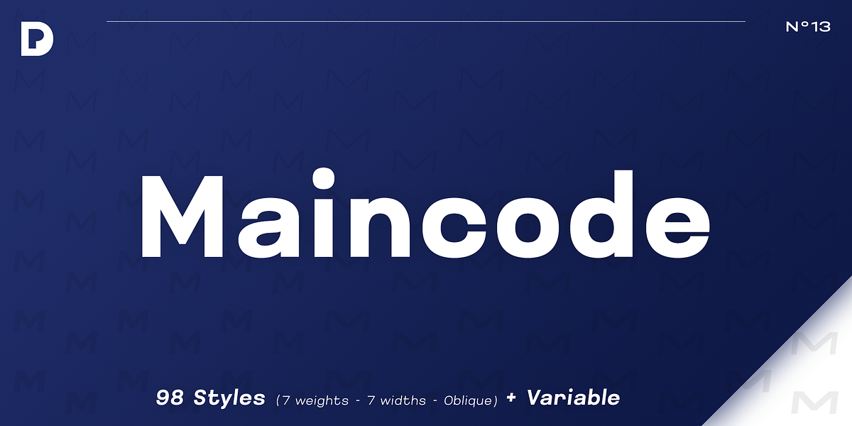 Maincode, a Sans Serif Font by Par Défaut (Photo 1 of 7)