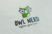 Owl Nerd, a Branding & Logo Template by Xelm (Thumbnail 4 of 5)