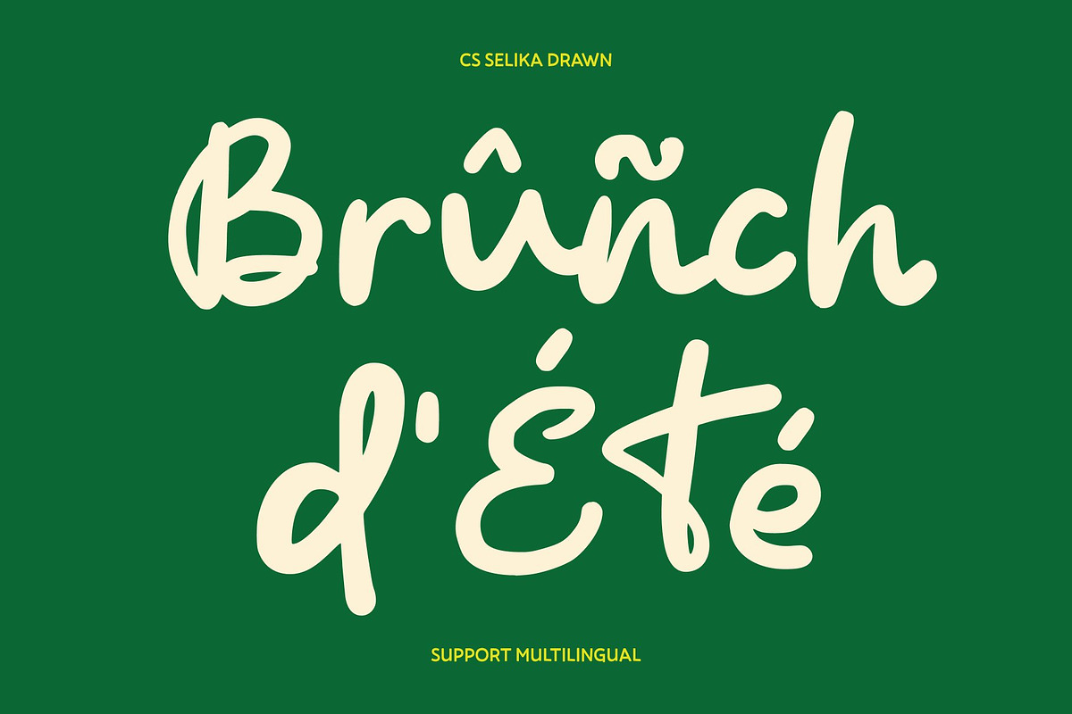 CS Selika Drawn, a Script Font by Craft Supply Co. (Photo 6 of 8)