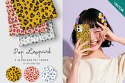 Pop leopard seamless pattern set, a Pattern Graphic by Momosama Studio (Thumbnail 1 of 5)