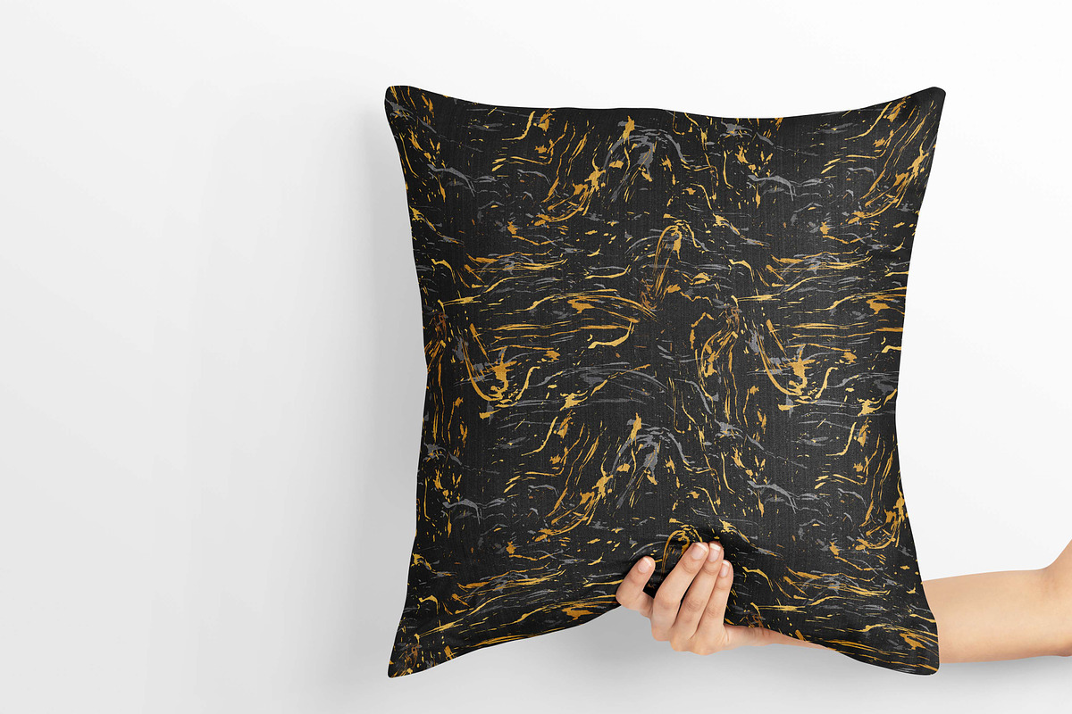 black gold elegant marble texture, a Pattern Graphic by AAN Seamless Shop (Photo 3 of 3)