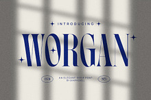 Worgan Elegant Serif Font Typeface