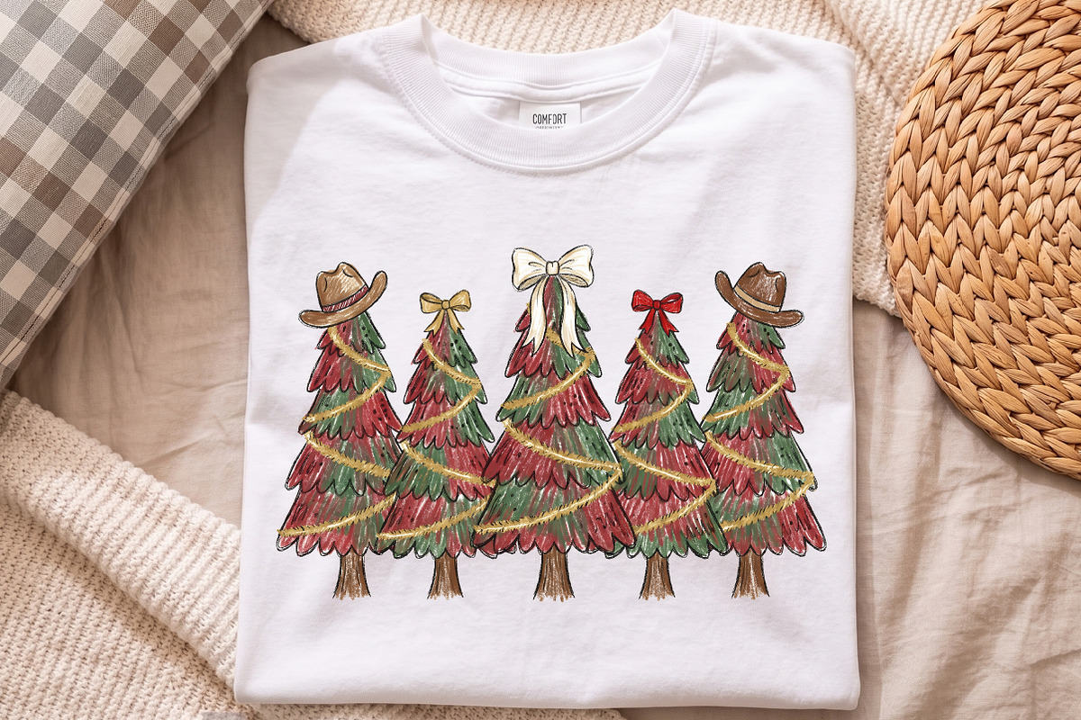 Western Christmas Tree PNG, Cowboy, a Seasonal Illustration by Libby Wishes (Photo 4 of 4)