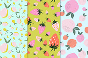 Fruity Fun - Fruit Seamless Patterns, a Pattern Graphic by KJP Designs (Thumbnail 1 of 9)