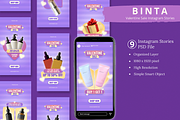 Valentine Sale Instagram & Canva, a Social Media Template by Attype (Thumbnail 1 of 4)