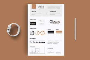 Brand Guidelines Poster, a Flyer Template by MightyDesign